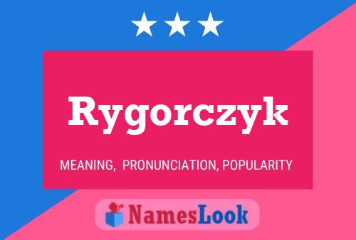 ملصق اسم Rygorczyk