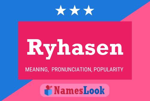 ملصق اسم Ryhasen