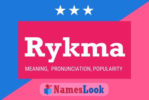 ملصق اسم Rykma