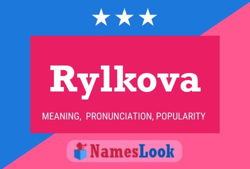 ملصق اسم Rylkova