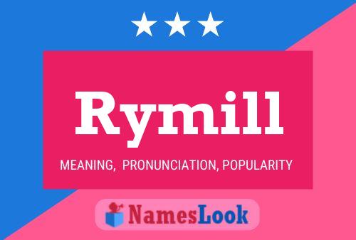 ملصق اسم Rymill