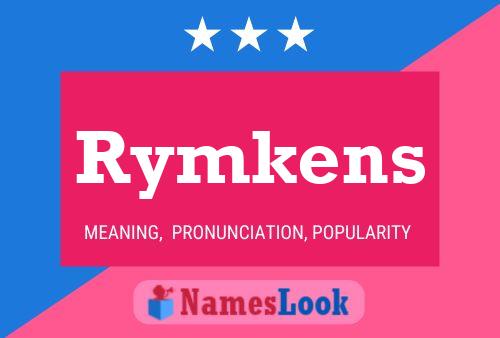 ملصق اسم Rymkens