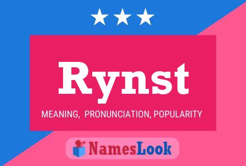 ملصق اسم Rynst