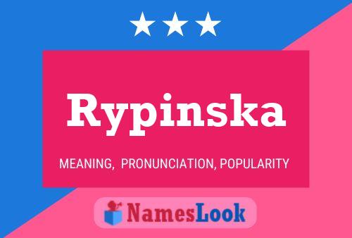 ملصق اسم Rypinska