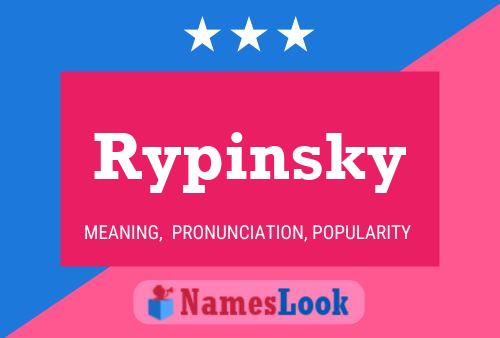 ملصق اسم Rypinsky