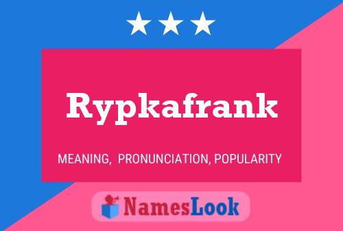 ملصق اسم Rypkafrank