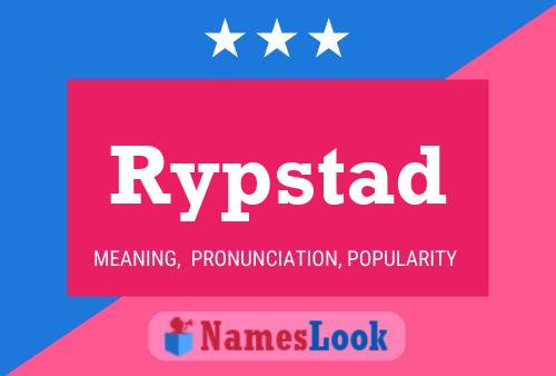 ملصق اسم Rypstad