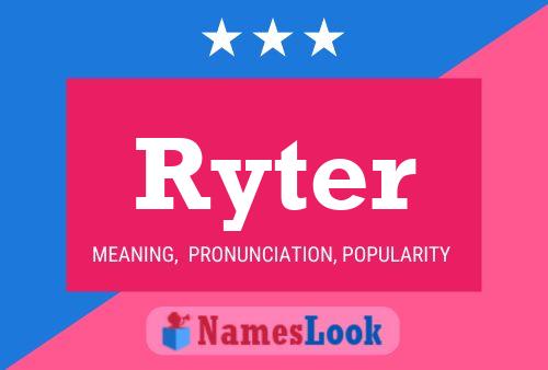 ملصق اسم Ryter