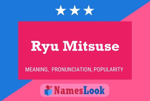 ملصق اسم Ryu Mitsuse