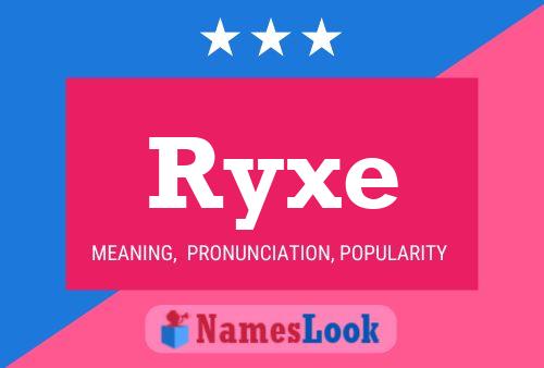 ملصق اسم Ryxe