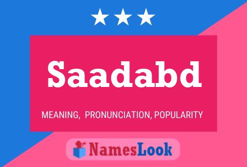 ملصق اسم Saadabd