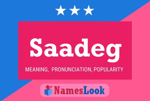 ملصق اسم Saadeg