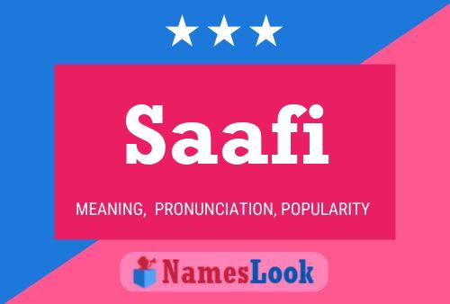 ملصق اسم Saafi