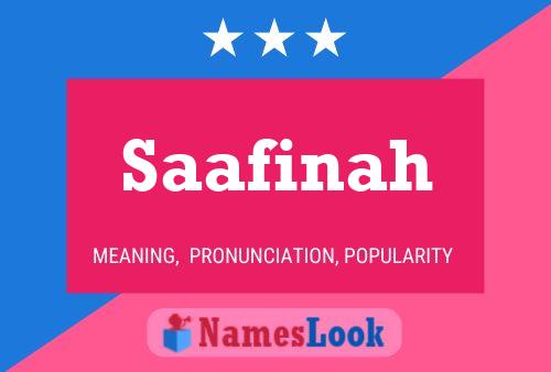 ملصق اسم Saafinah