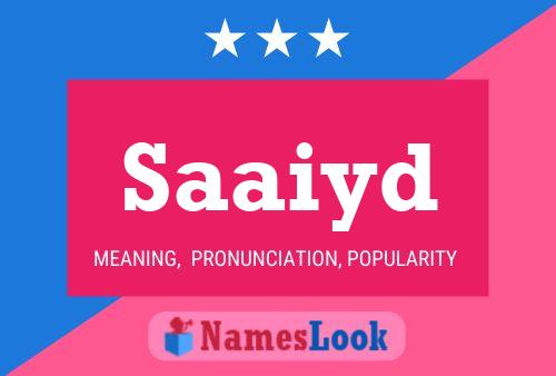 ملصق اسم Saaiyd