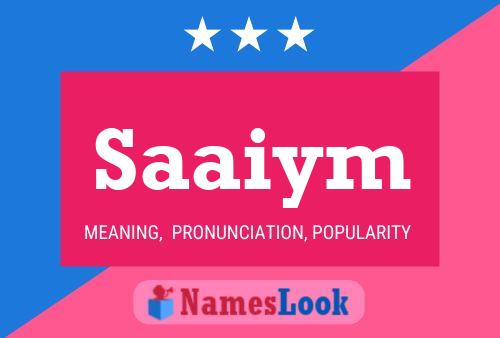 ملصق اسم Saaiym