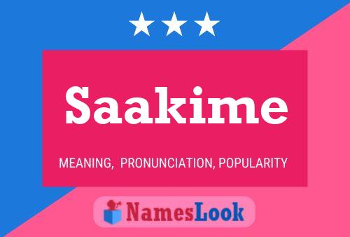 ملصق اسم Saakime