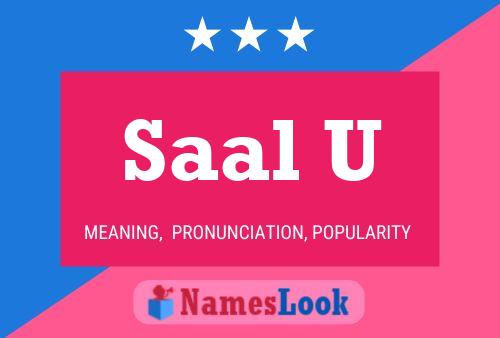 ملصق اسم Saal U