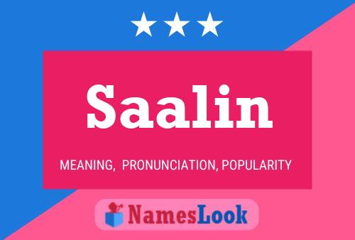 ملصق اسم Saalin