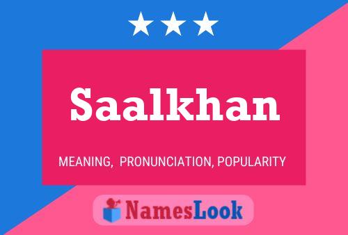 ملصق اسم Saalkhan