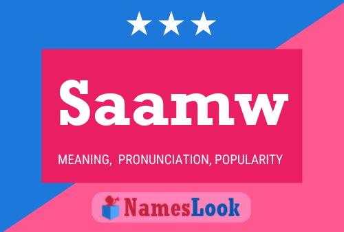 ملصق اسم Saamw