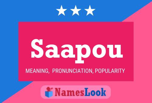 ملصق اسم Saapou