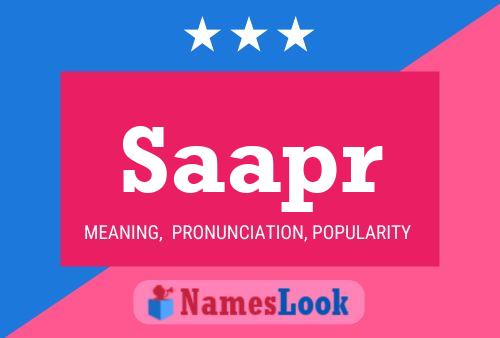 ملصق اسم Saapr