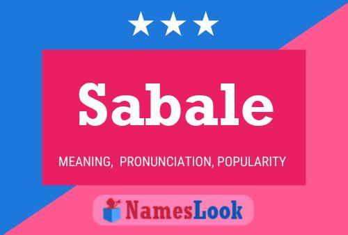 ملصق اسم Sabale