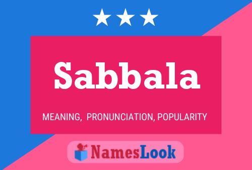 ملصق اسم Sabbala