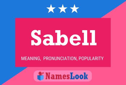 ملصق اسم Sabell