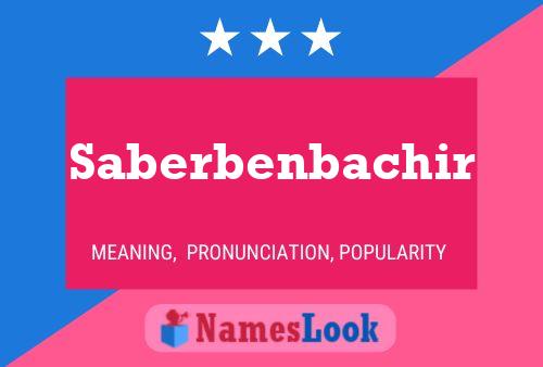 ملصق اسم Saberbenbachir