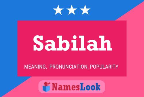 ملصق اسم Sabilah