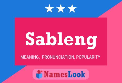 ملصق اسم Sableng