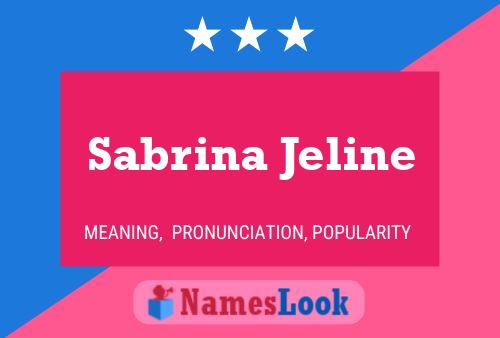 ملصق اسم Sabrina Jeline