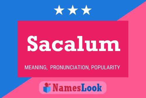 ملصق اسم Sacalum