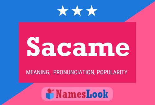 ملصق اسم Sacame