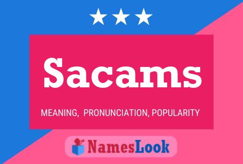 ملصق اسم Sacams