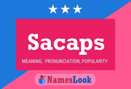 ملصق اسم Sacaps