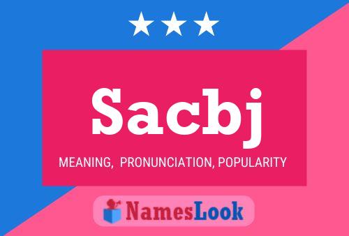 ملصق اسم Sacbj