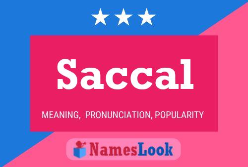 ملصق اسم Saccal