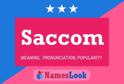 ملصق اسم Saccom