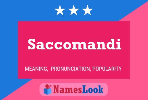 ملصق اسم Saccomandi