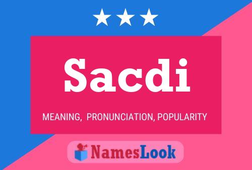 ملصق اسم Sacdi