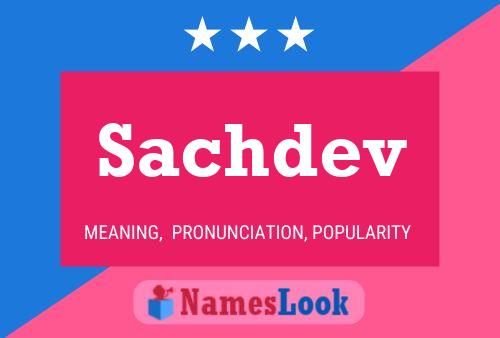 ملصق اسم Sachdev