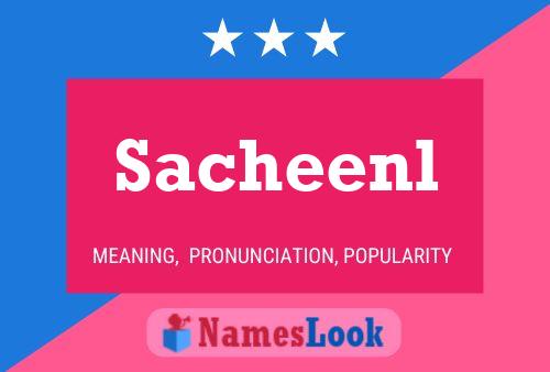 ملصق اسم Sacheenl