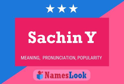 ملصق اسم Sachin Y