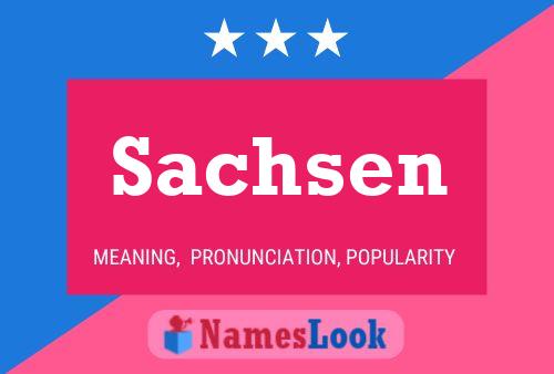 ملصق اسم Sachsen