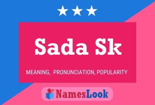 ملصق اسم Sada Sk