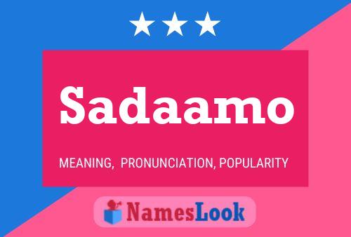 ملصق اسم Sadaamo