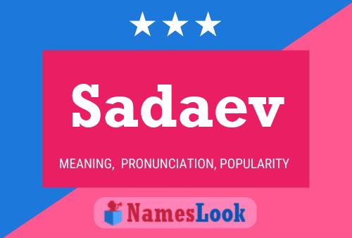 ملصق اسم Sadaev